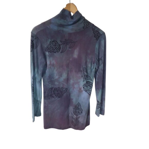 Jude Stuecker Organic Cotton Tunic Gray Blue Handmade Long Sleeve Womens XS Boho - Picture 5 of 6